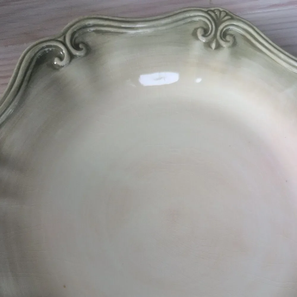 Lenox Dinner Plate Green Colore Verde VERDE 9” Italy
